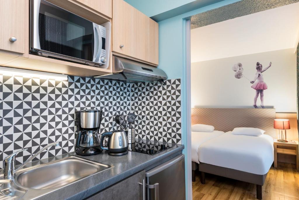 Студио (Номер-студио (для 2 взрослых)), Aparthotel Adagio Paris Montmartre