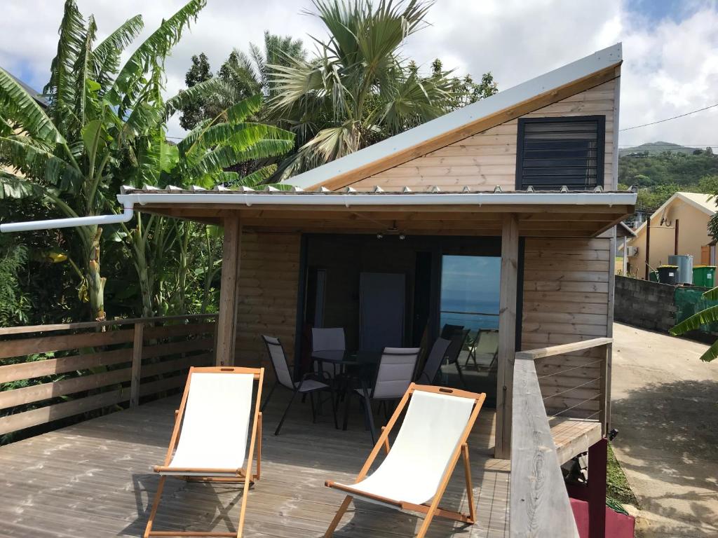 Lounge des hauts 3 maisons à L'étang-Salé sans vis à vis avec vue panoramique Océan et Montagne photo 2