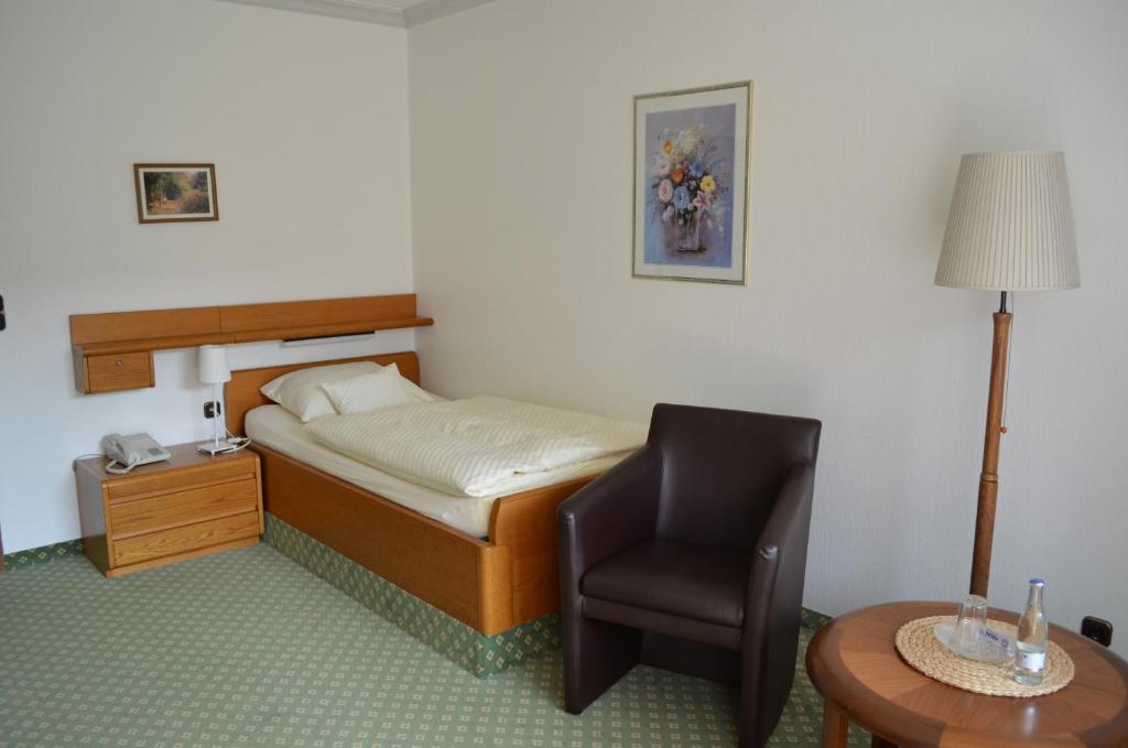 Одноместный (Одноместный номер «Комфорт»), Kur- und Gesundheitshotel Zum Goldenen Hirsch