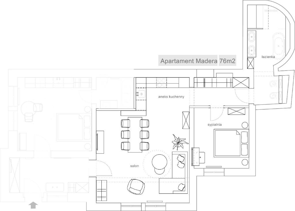 Апартаменты (Апартаменты с 1 спальней - ул. Czyżewskiego 7/1b), Sanhaus Apartments