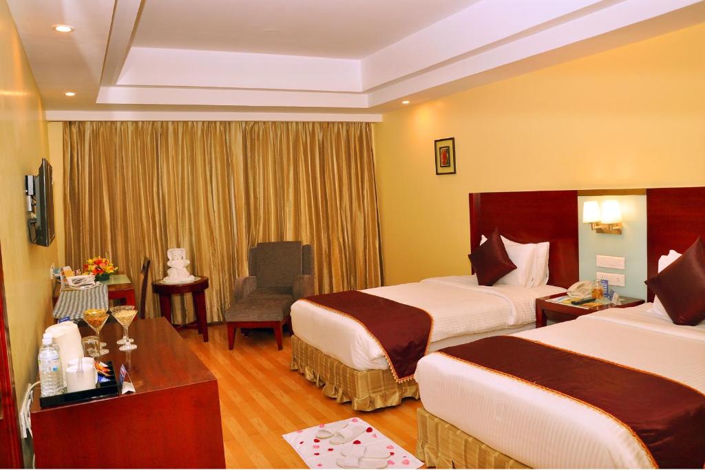 Двухместный (Deluxe Twin Room with Free Drop to Sipcot IT Park), Gokulam Park Sabari OMR
