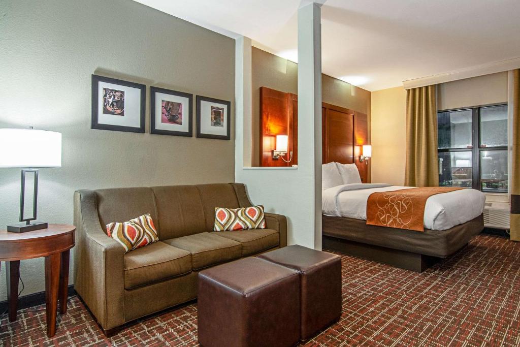 Сьюит (Люкс с кроватью размера «king-size» - Для некурящих), Comfort Suites NW Dallas Near Love Field