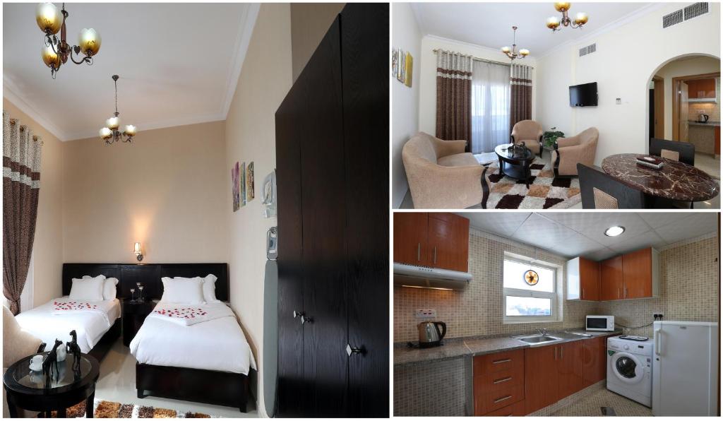 Апартаменты (Апартаменты с 1 спальней), Апарт-отель Al Smou Hotel Apartments