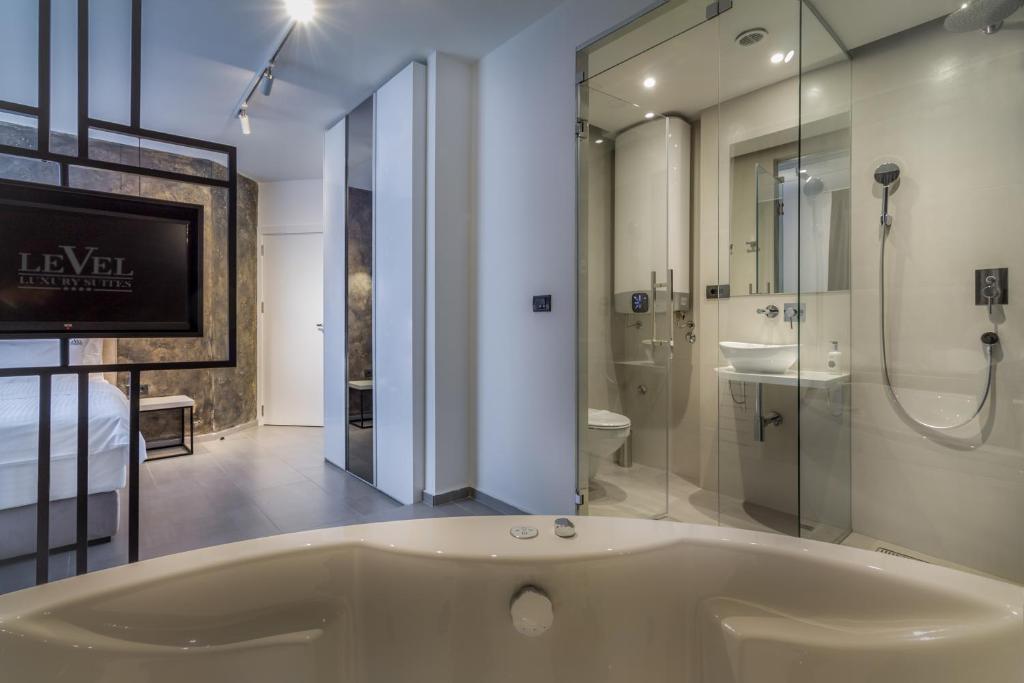 Двухместный (Двухместный номер Делюкс с гидромассажной ванной), Level Luxury Suites