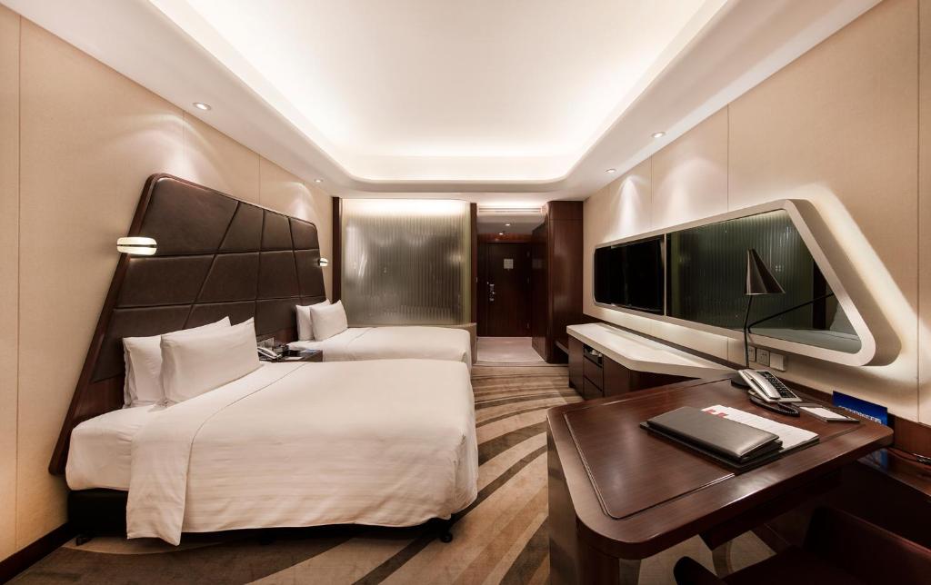 Двухместный (Двухместный номер Делюкс с 2 отдельными кроватями), Hotel Maxmelim Beijing