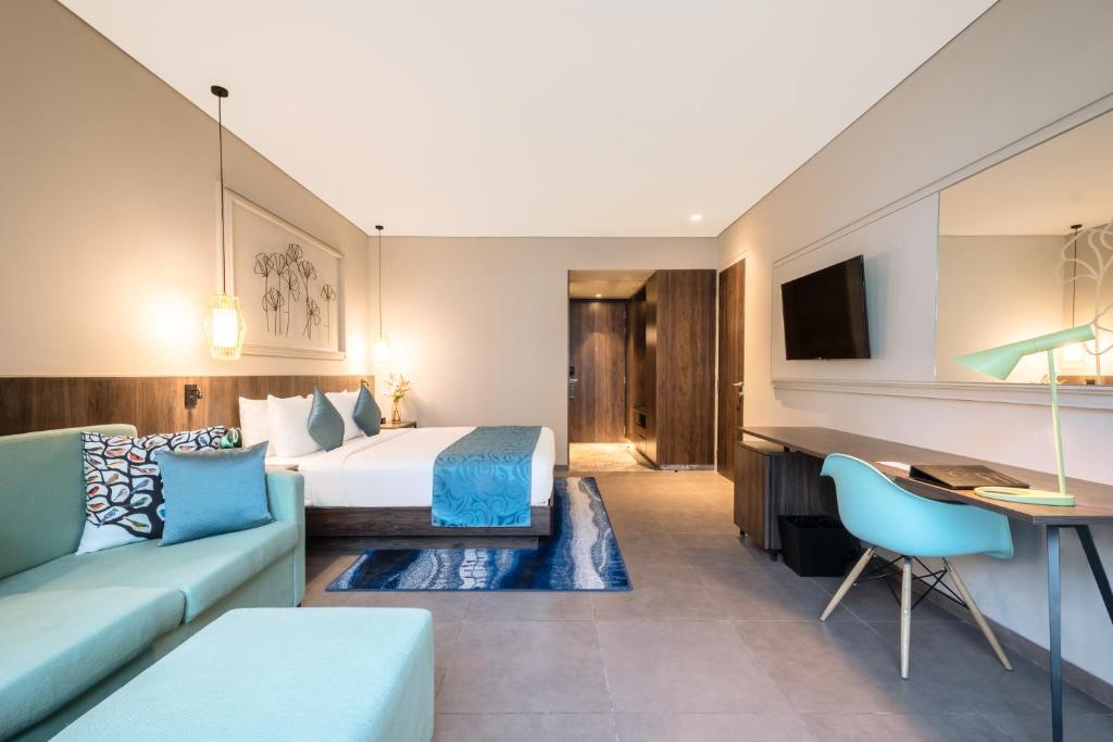 Двухместный (Deluxe Double Room with 15% discount on Food and Beverage), Hyatt Place Goa Candolim