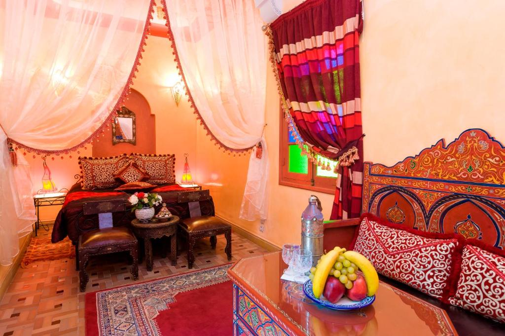 Двухместный (Двухместный номер с 1 кроватью), Riad bleu du Sud