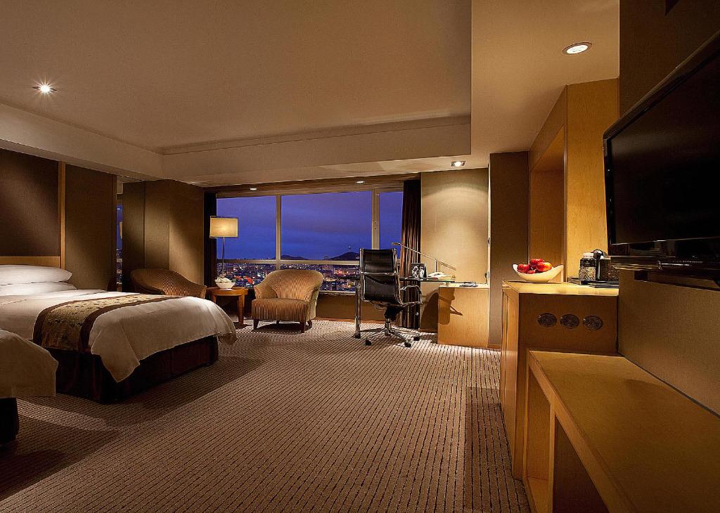 Двухместный (Номер Делюкс с кроватью размера «king-size»), Kempinski Hotel Dalian