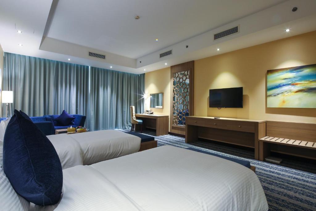 Двухместный (Двухместный номер Делюкс с 2 отдельными кроватями), LA CASTLE HOTEL