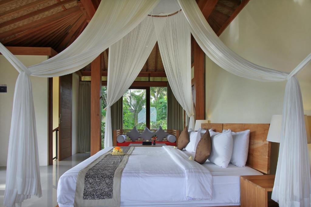 Вилла (Семейная вилла с 2 спальнями, вид на рисовое поле), Kabinawa Ubud Villas