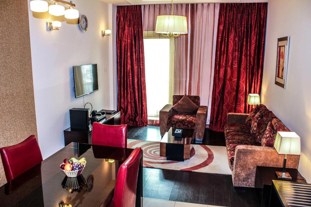 Апартаменты (Апартаменты с 1 спальней), Апарт-отель Dunes Hotel Apartments Oud Metha