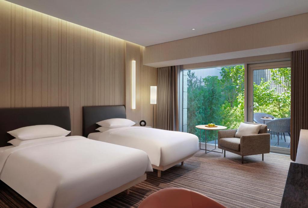 Двухместный (Номер с 2 односпальными кроватями и террасой), Hyatt Regency Beijing Wangjing