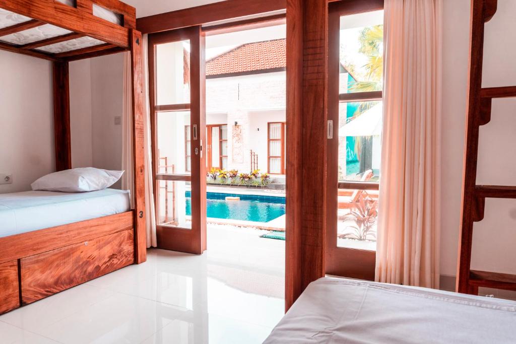 Номер (Кровать в общем 4-местном номере для мужчин и женщин), Bali Beats Guesthouse Uluwatu