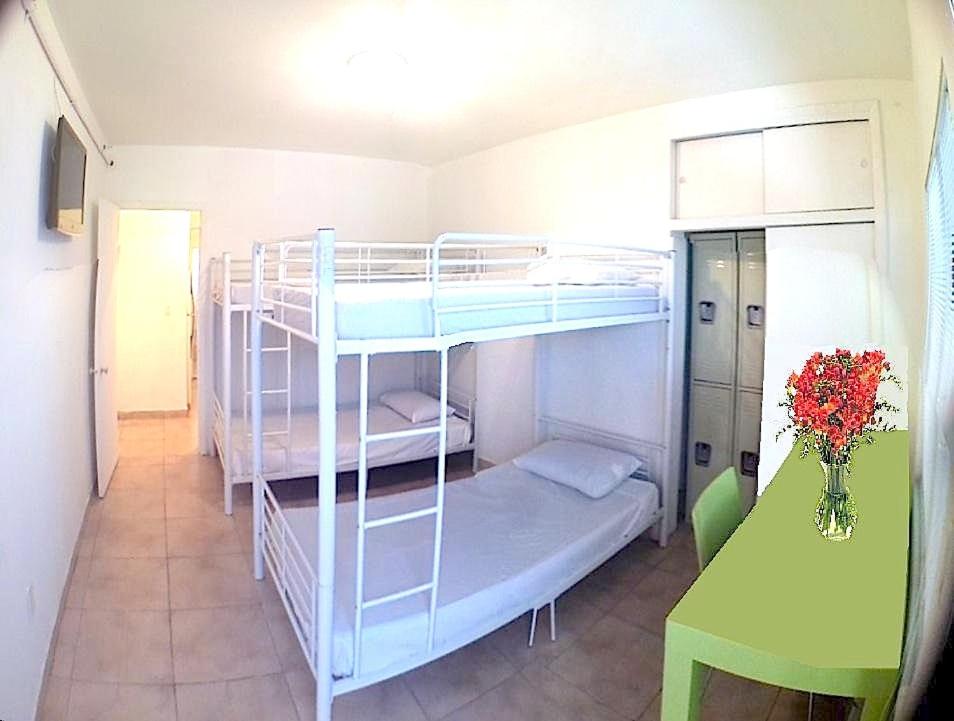Номер (Кровать в общем 4-местном номере для мужчин и женщин), Bikini Hostel, Cafe & Beer Garden