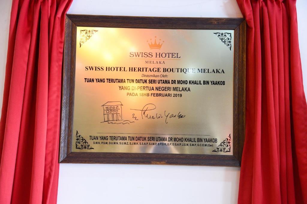 Swiss Hotel Heritage Boutique Melaka
