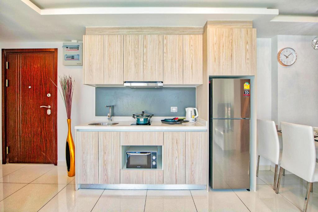 Апартаменты (Эксклюзивный люкс с 2 спальнями - Вид на сад), Arcadia Beach Resort Pattaya