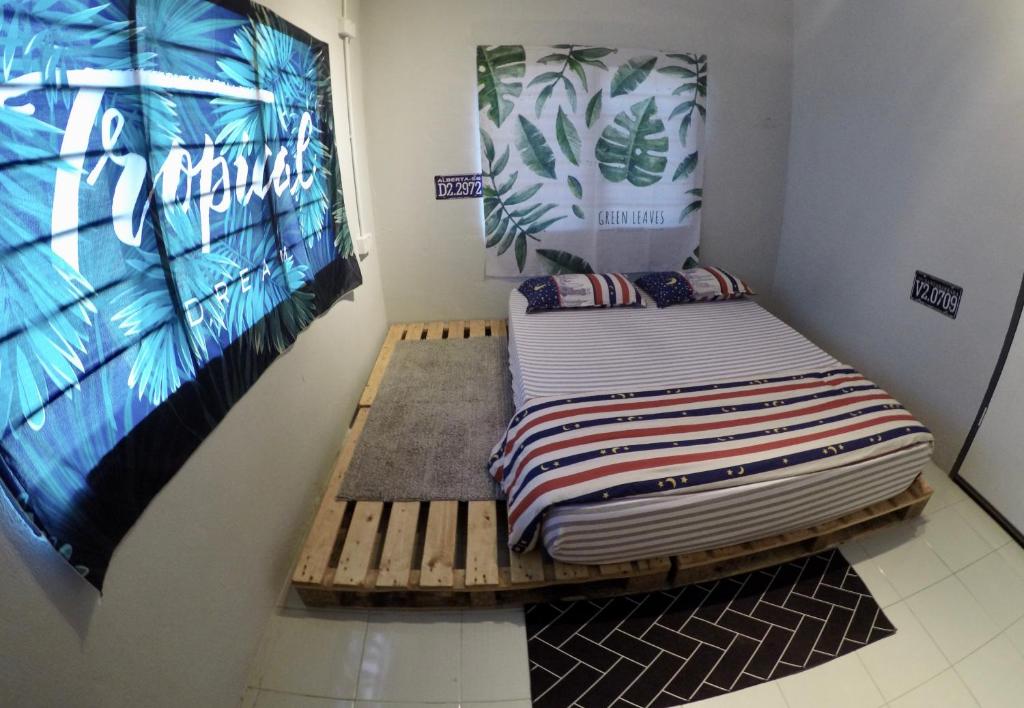 Двухместный (Стандартный двухместный номер с 1 кроватью), Boxpackers Langkawi