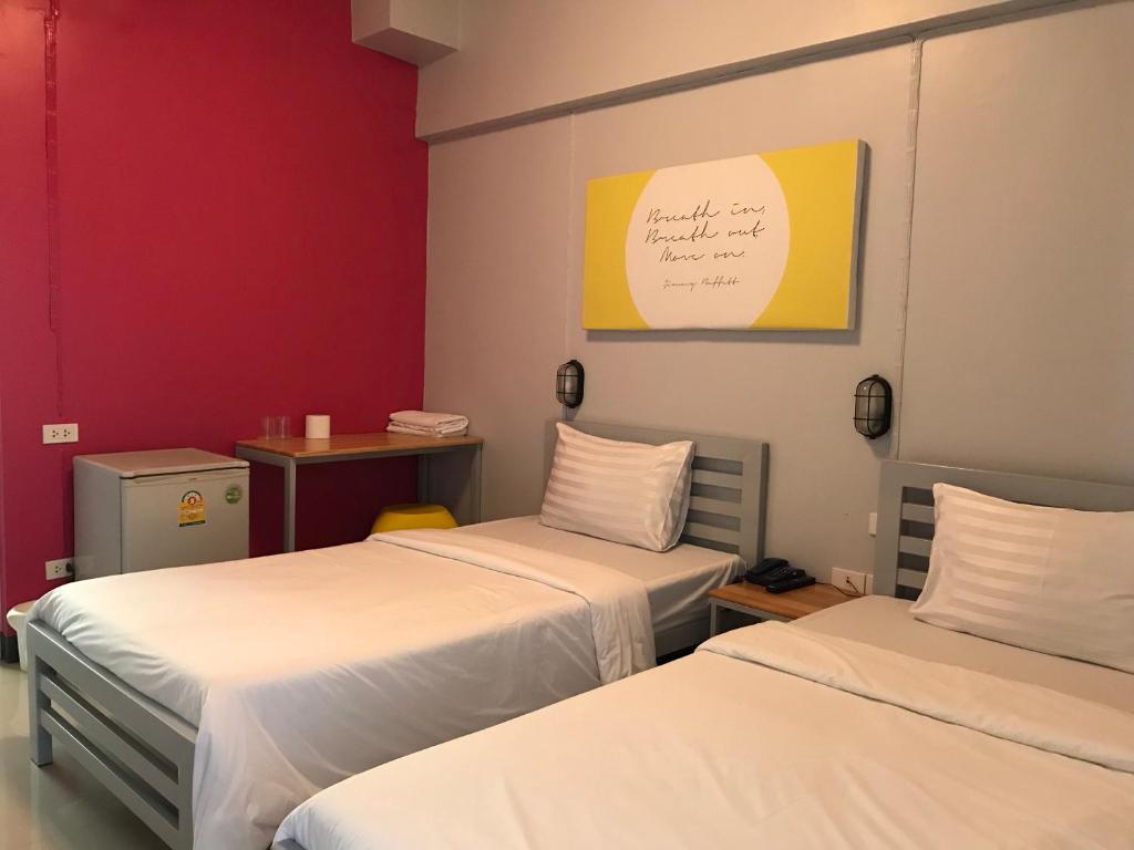 Двухместный (Двухместный номер с 2 отдельными кроватями), S1hostel Bangkok