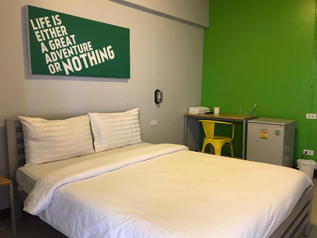 Двухместный (Двухместный номер с 1 кроватью), S1hostel Bangkok