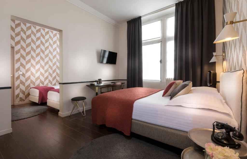 Семейный (Семейный люкс), Hôtel Jeanne d'Arc Le Marais