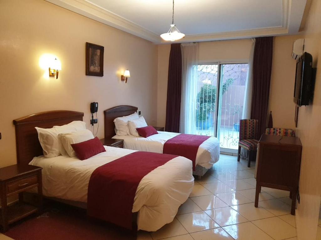 Двухместный (Двухместный номер с 2 отдельными кроватями), Hôtel Amouday