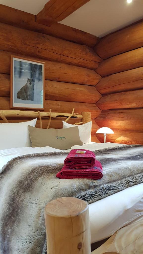 Двухместный (Double Room with Terrace Log House), Pension Forsthaus Georgshöhe