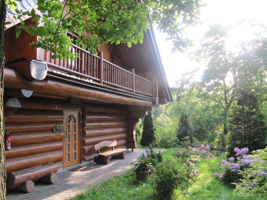 Двухместный (Double Room with Balcony Log House), Pension Forsthaus Georgshöhe