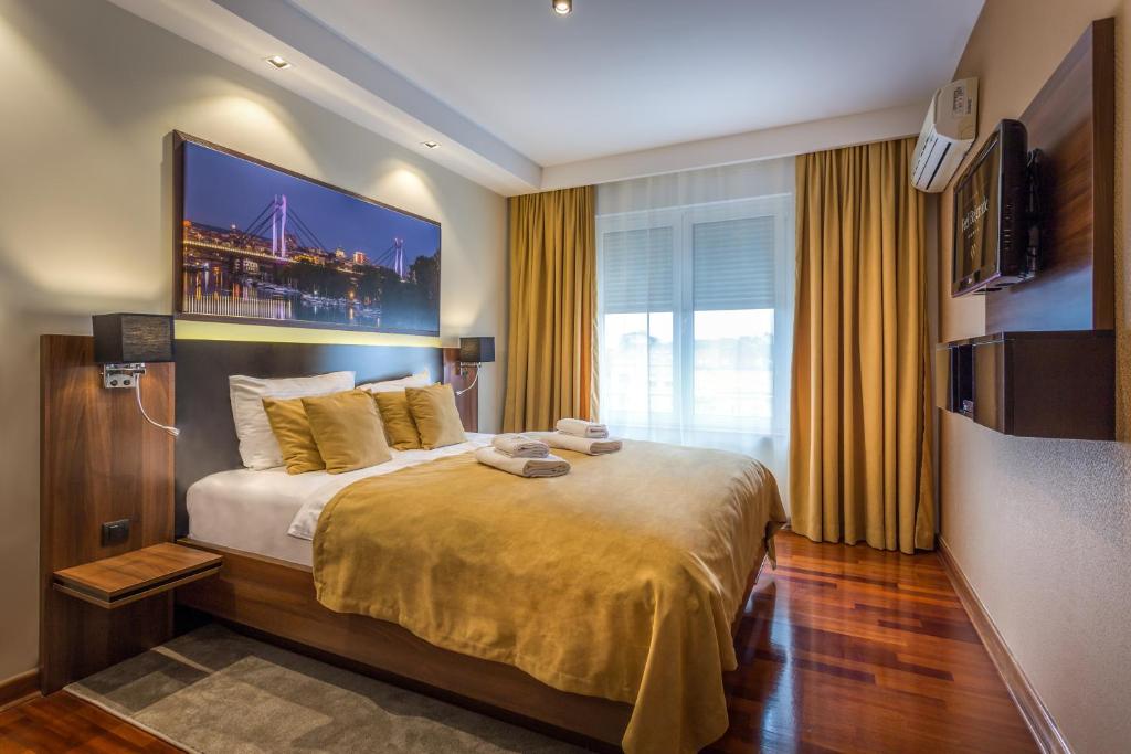 Апартаменты (Апартаменты с 1 спальней и террасой (для 4 взрослых)), Feel Belgrade Luxury Apartments