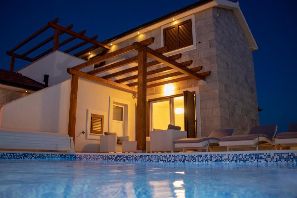 Villa Diomedes with the sea view and the pool photo 1