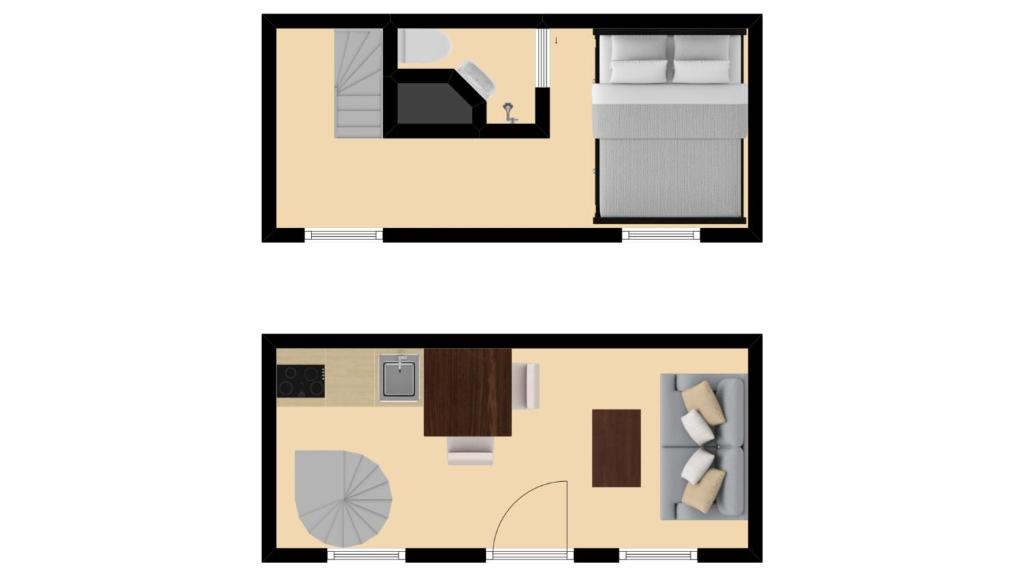 Апартаменты (Апартаменты с 1 спальней), Plantage Garden Apartments