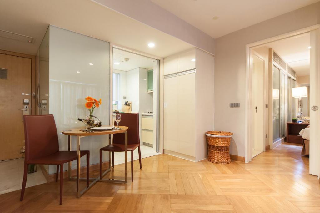 Апартаменты (Апартаменты Делюкс с 1 спальней и завтраком), Ascott Guangzhou