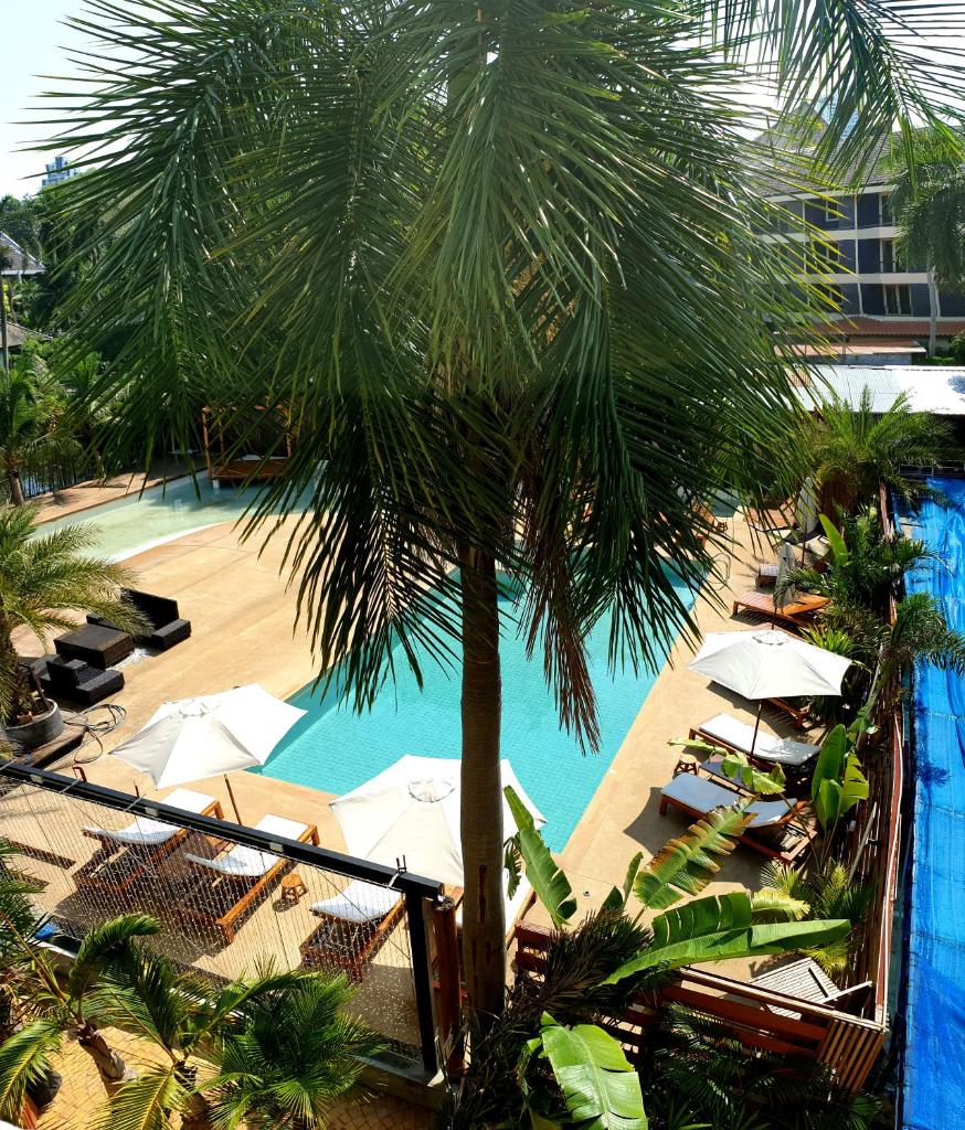 Двухместный (Двухместный номер с 1 кроватью и балконом), La Fontaine Walking Street Pattaya