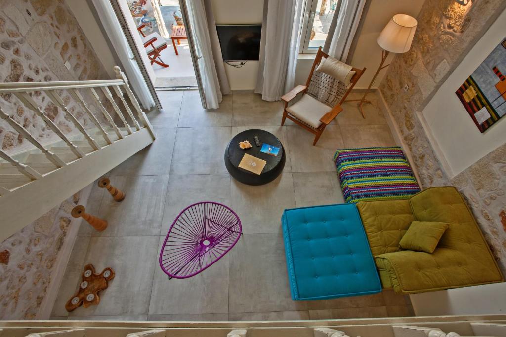 Сьюит (Представительский люкс с видом на море - двухуровневый), Thalassa Boutique Hotel