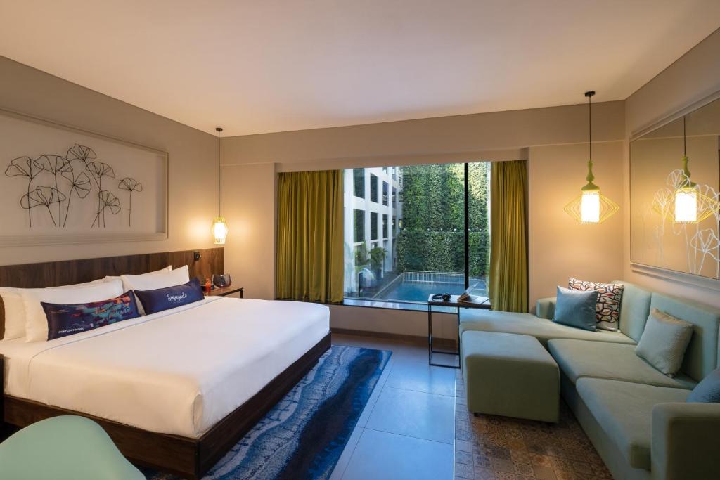 Двухместный (Pool View King, Sofabed with 15% discount on Food and Beverage), Hyatt Place Goa Candolim