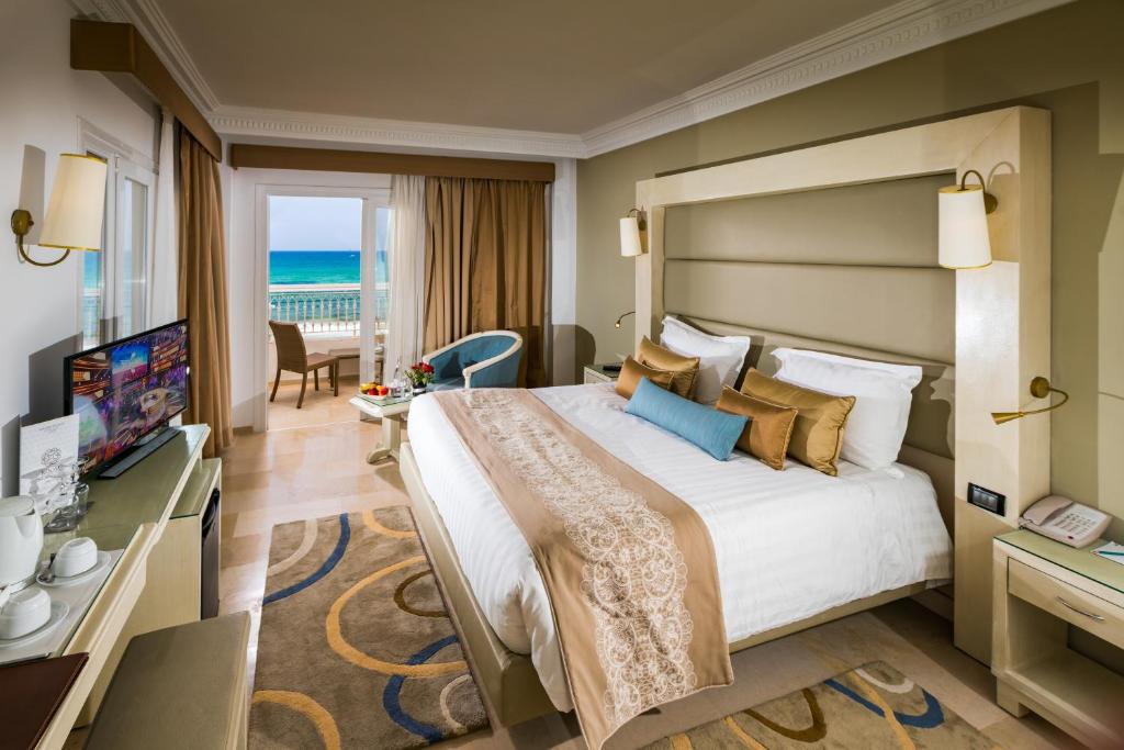 Одноместный (Одноместный номер с балконом и видом на море), Sousse Palace hôtel & spa