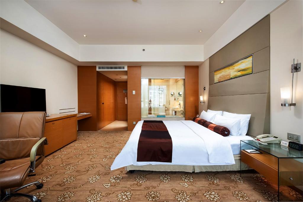 Двухместный (Номер Делюкс с кроватью размера «king-size»), Jinling Hotel Wuxi