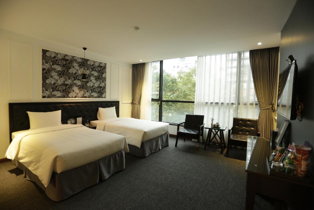 Двухместный (Двухместный номер с 2 отдельными кроватями), Adeline Hotel Hanoi