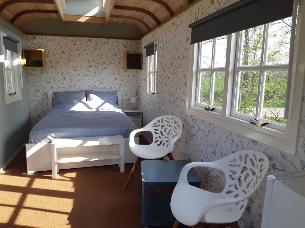 B&B Pipowagen "de Luxe" op Wellness Camping en B&B
