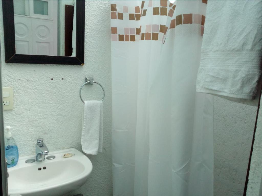 Одноместный (Одноместный номер с ванной комнатой), Hostal Cuija Coyoacan
