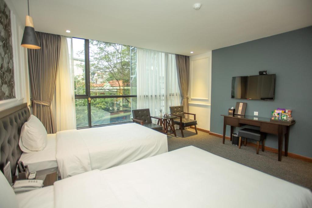 Двухместный (Двухместный номер с 2 отдельными кроватями), Adeline Hotel Hanoi