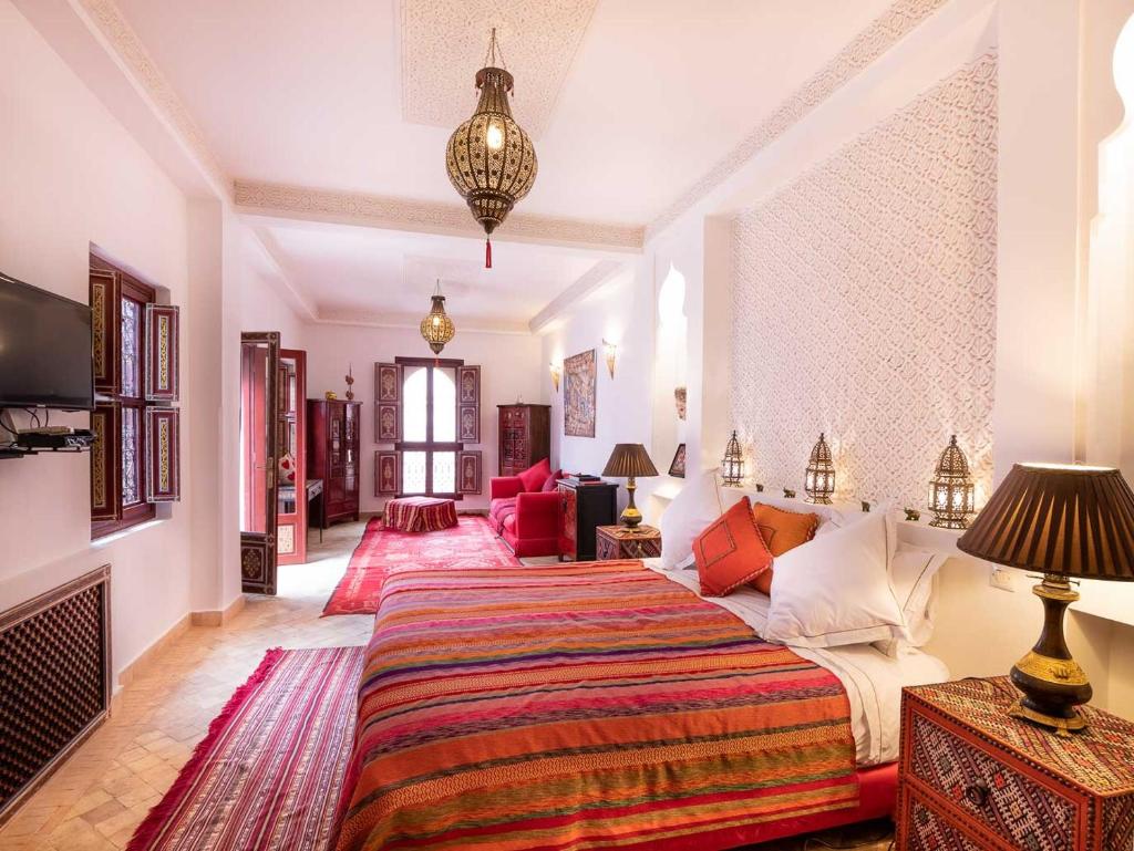 Двухместный (Двухместный номер Делюкс с 1 кроватью), Riad Passali
