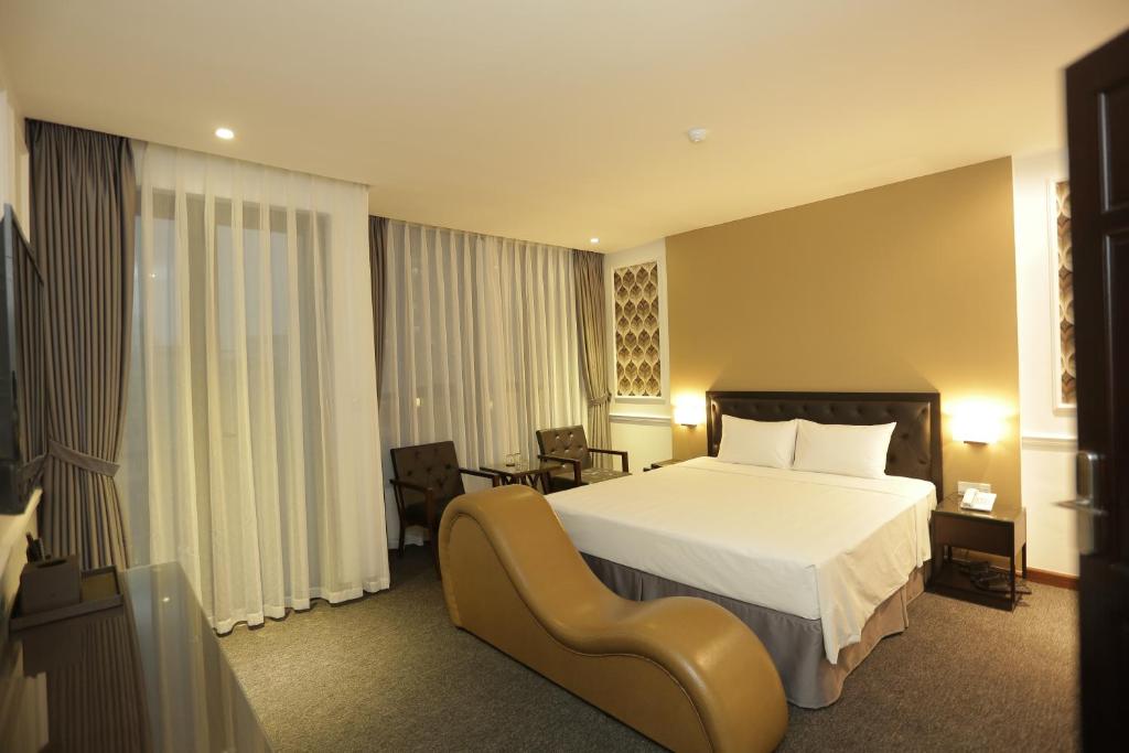 Двухместный (Двухместный номер Делюкс с 1 кроватью), Adeline Hotel Hanoi