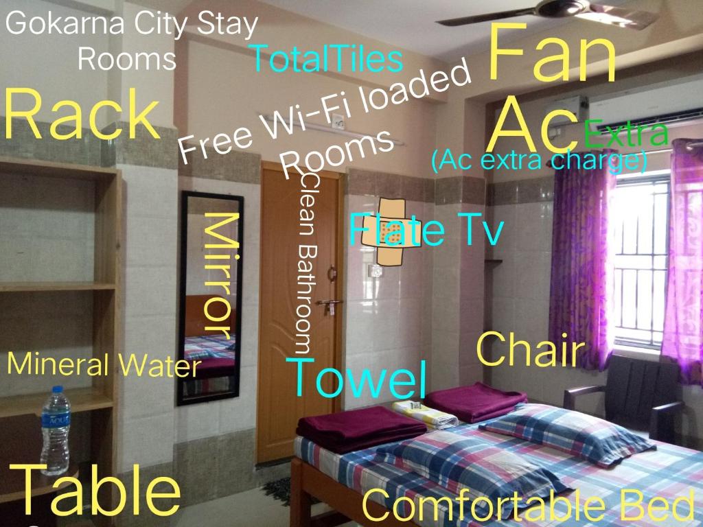 Двухместный (Бюджетный двухместный номер с 1 кроватью), Gokarna City Stay Rooms
