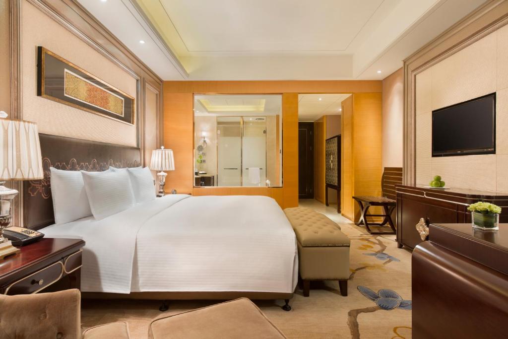 Двухместный (Номер Делюкс с кроватью размера «king-size»), Wanda Realm Harbin Hotel