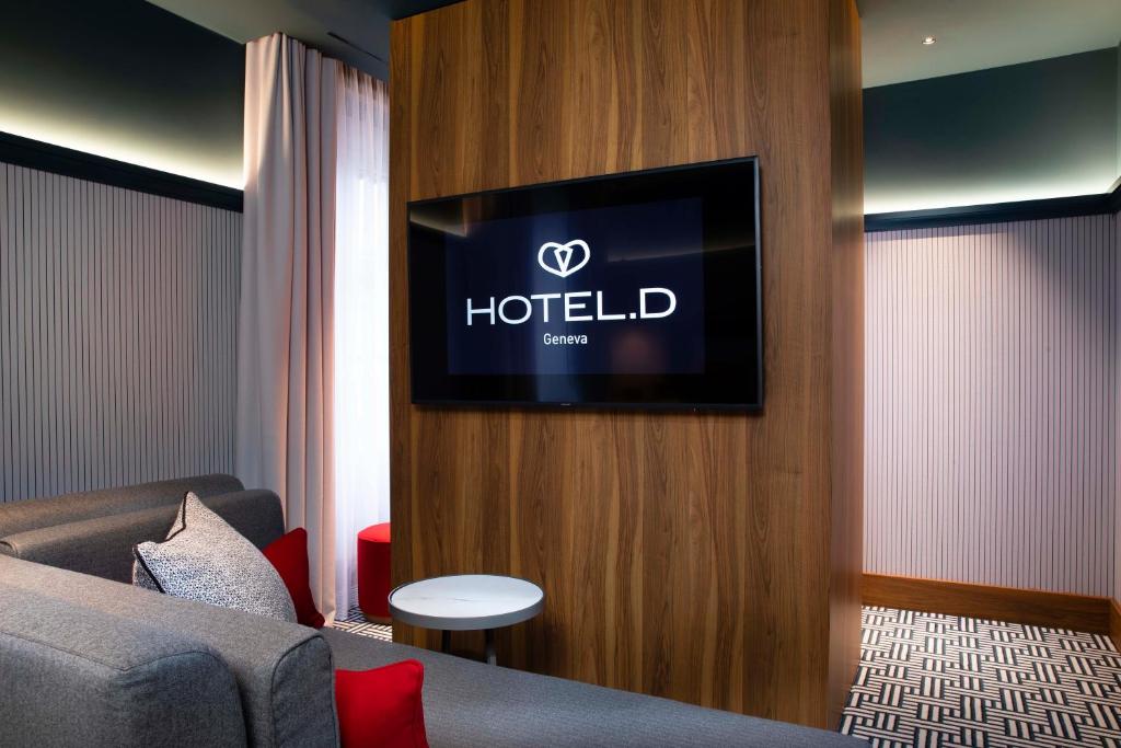 Двухместный (Двухместный номер Делюкс с 1 кроватью), Hotel D Geneva