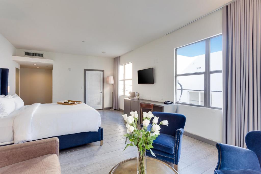 Двухместный (Номер Делюкс с кроватью размера «king-size»), Clinton Hotel South Beach
