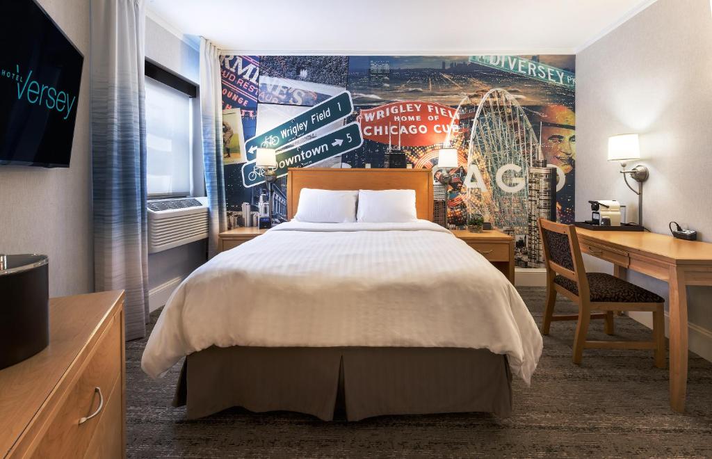 Двухместный (Двухместный номер с 1 кроватью), Hotel Versey Days Inn by Wyndham Chicago