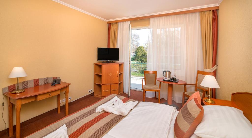 Двухместный (Стандартный двухместный номер с 1 кроватью, вид на парк), Hotel Spa Hévíz