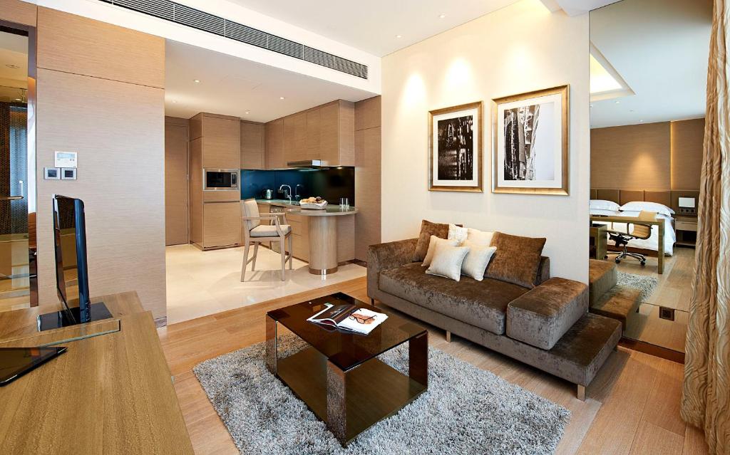 Студио (Представительский номер-студио с кроватью размера «king-size»), Fraser Suites Guangzhou