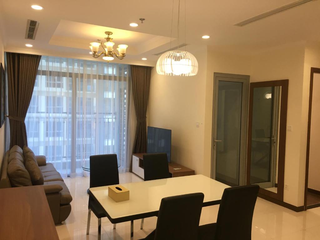 Апартаменты (Апартаменты с 1 спальней), Capitalland's Service Apartment Landmark 5 Vinhomes